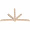 Ekena Millwork Alberta Smooth Timber Gable Bracket, Douglas Fir, 108"W x 68"H x 3 1/2"D x 5 1/2"F, 15/12 Pitch GBW108X68X0406ALB00SDF - alternate 2